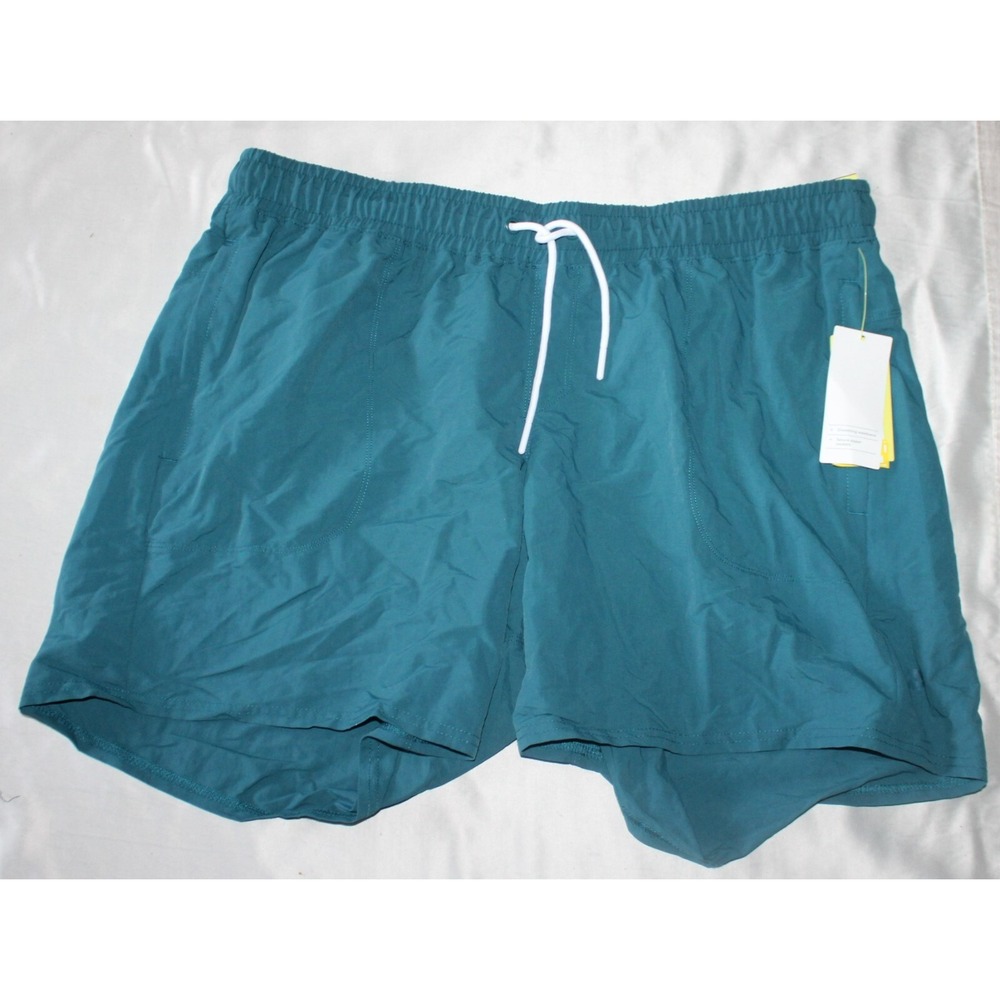 All In Motion Mens XL Hybrid Swim Shorts Trunks Quick Dry Drawstring Pockets